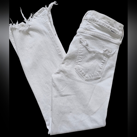 Mother Superior White "The Dutchie Ankle Jaw" Almost Innocent Jeansn size 26 - Picture 9 of 15